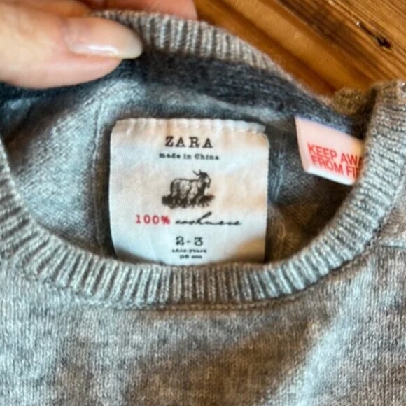 Kids cashmere sweater - Picture 2 of 2